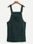 Plus Plain Corduroy Pinafore Dress