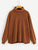 Plus Drop Shoulder High Neck Pullover