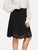 SHEIN Plus Scallop Cut Solid Skirt