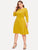 Plus Floral Lace Open Back Fit & Flare Dress