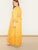 SHEIN Plus V Neck Scallop Trim Laser Cut Solid Dress