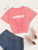 Plus Letter Print Tee