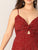 Plus Cutout Tie back Twist Flare Slip Dress