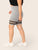 Plus Mesh Insert Heather Grey Cycling Shorts