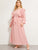Plus Ruffle Trim Belted Dress