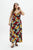 Plus Leaf Print Cami Dress