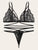 Plus Scallop Trim Lingerie Set