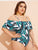 Plus Tropical Flounce One Piece Swimwear