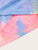 Plus Eye and Eyelash Print Tie Dye Top