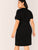 Plus Sheer Mesh Insert Midi Dress