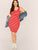 Plus Striped Print Bodycon Tank Dress