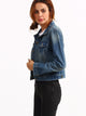 Dual Flap Stone Wash Blue Denim Jacket