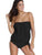 Strapless Side Tie Tankini Set