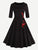 Embroidered Applique Flare Dress