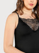 Plus Lace Insert Cami Top