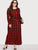 Plus Check Plaid Full Length Dress