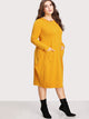 Plus Dual Pocket Cocoon Dress