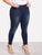 SHEIN Plus Pearl Detail Bleach Wash Jeans