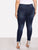 SHEIN Plus Pearl Detail Bleach Wash Jeans