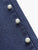SHEIN Plus Pearl Detail Bleach Wash Jeans