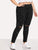 Plus Pearl Beading Ripped Knee Leggings