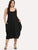 Plus Hidden Pocket Solid Cami Dress