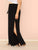 Plus Slit Palazzo Leg Pants