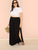 Plus Slit Palazzo Leg Pants