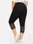 Plus Lace Contrast Leggings