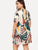 Plus Foliage Print Dress