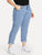 SHEIN Plus Stitch Line Side Jeans