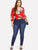 Plus Solid Skinny Jeans