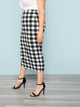 Plus Plaid Pencil Skirt