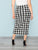 Plus Plaid Pencil Skirt