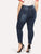 SHEIN Plus Dark Wash Skinny Crop Jeans