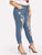 Plus Ripped Roll-Up Jeans