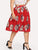 SHEIN Plus Box Pleated Floral Skirt