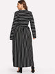 Plus Striped Dress