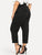 Plus Self Tie Waist Pant