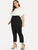 Plus Self Tie Waist Pant