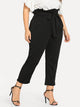 Plus Self Tie Waist Pant