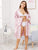 Plus Solid Self Belted Robe