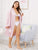 Plus Solid Self Belted Robe