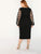  Plus Pencil Dress With Applique Mesh Sleeve