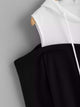 Plus Open Shoulder Drawstring Detail Hoodie