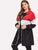 Plus Zip Color Block Coat