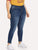 SHEIN Plus Bleach Wash Jeans