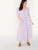 Plus Square Neck Button Front Puff Sleeve Maxi Dress