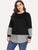 Plus Contrast Panel Sweatshirt