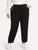 Plus Slant Pocket Elastic Waist Pants